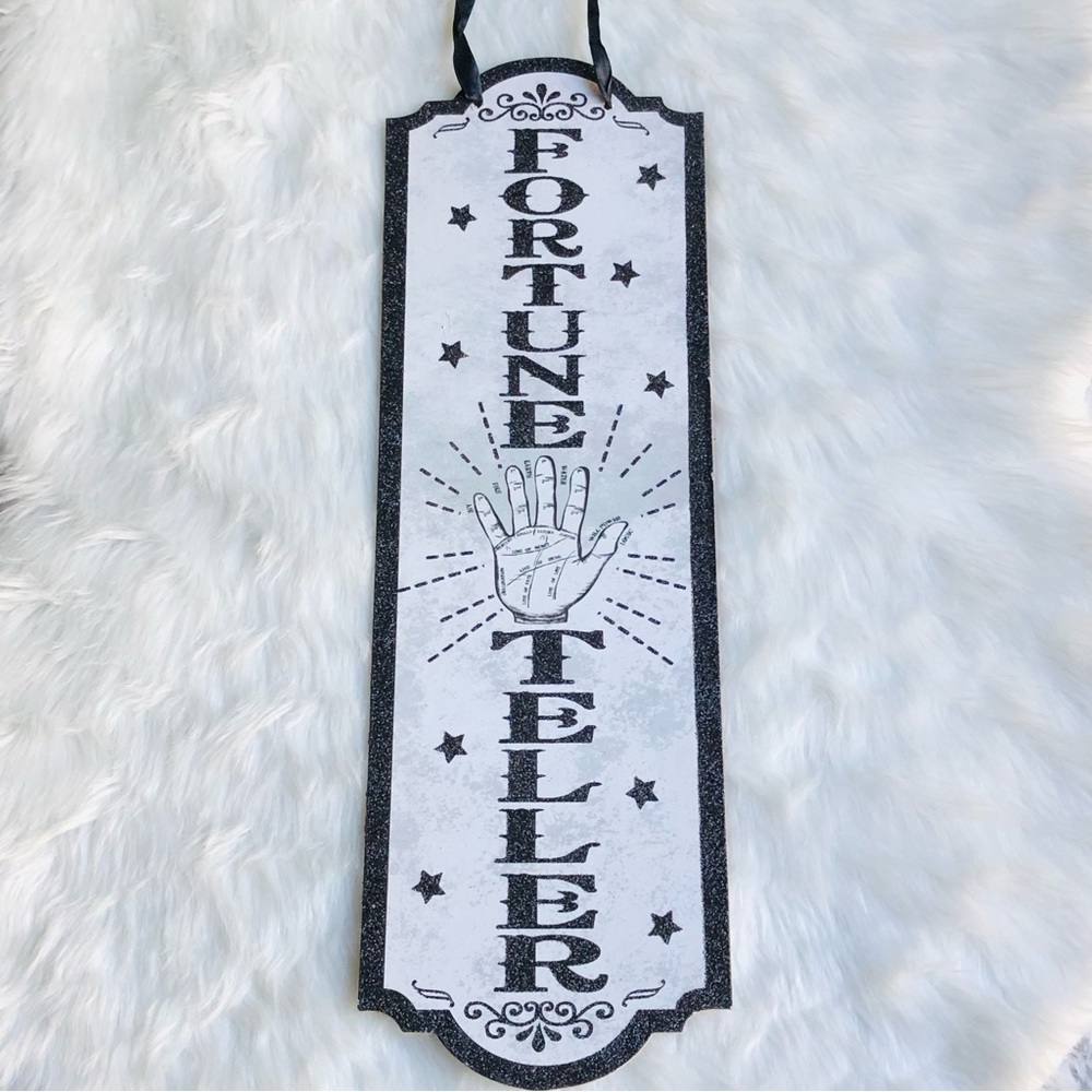 Halloween Fortune Teller Sign